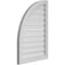 Ekena Millwork Quarter Round Top Left Surface Mount PVC Gable Vent w/ 2"W x 1-1/2"P Brickmould Frame, 22"W x 32"H GVPQL22X3202SF - alternate 4